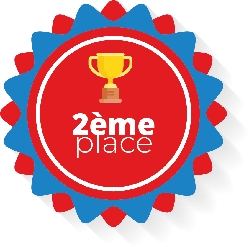 Écusson "2ème place"